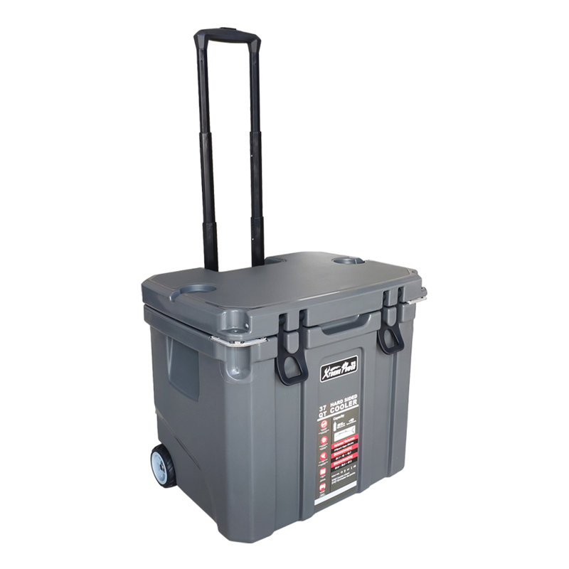 XtremepowerUS Portable 37 Quart Insulated Ice Chest Cooler Rotomoulded